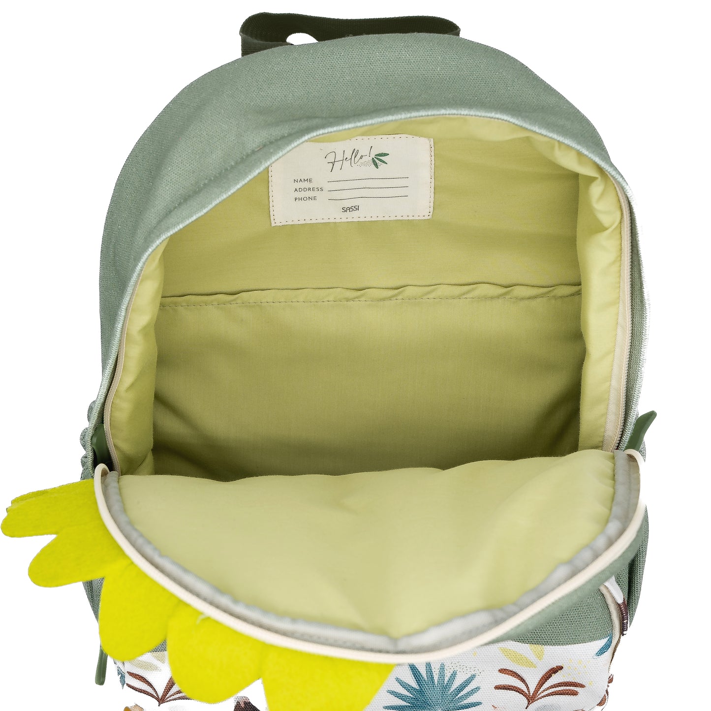 Kids Backpack - A4 Size - Cracky the Dinosaur