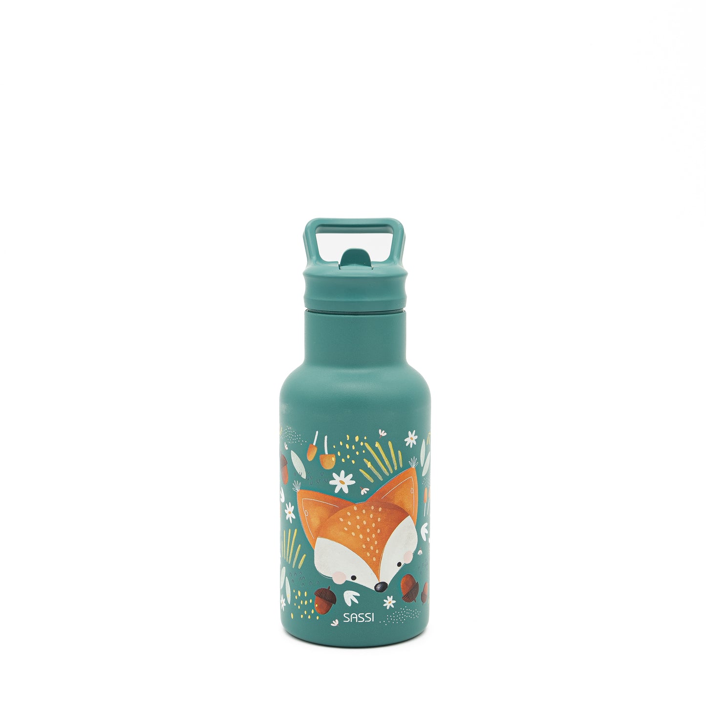 350ml Vacuum Insulated Stainless Steel Bottle - Crunchy The Fox