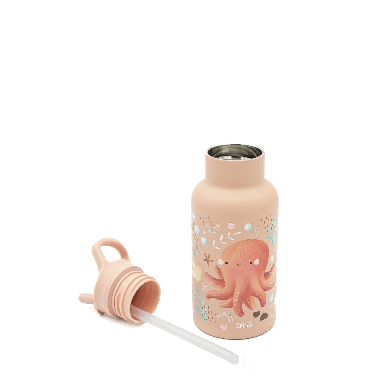 350 ml Botella de acero inoxidable con aislamiento al vacío - Slurpy El Pulpo