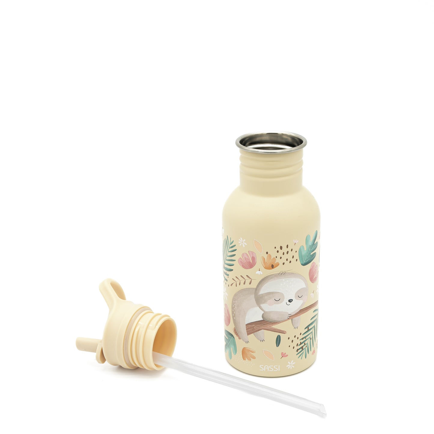 Botella de acero inoxidable - 500 ml - Gnawy El Perezoso