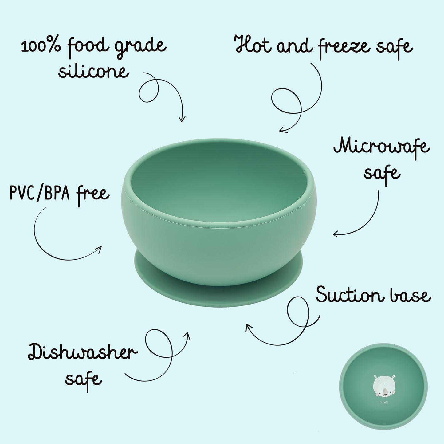Bowl de Silicona - Munchy El Oso