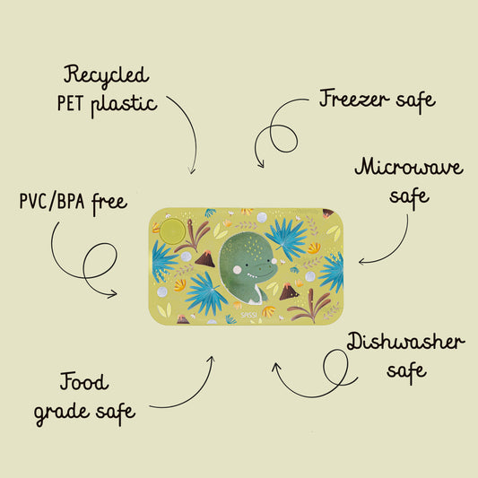 Lonchera RPET Cracky el Dinosaurio