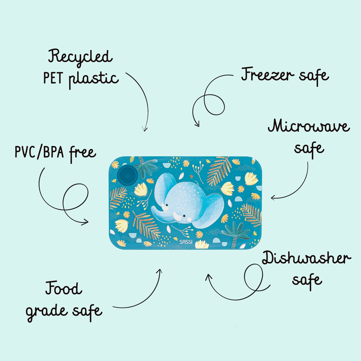 Lonchera RPET Chewy el Elefante