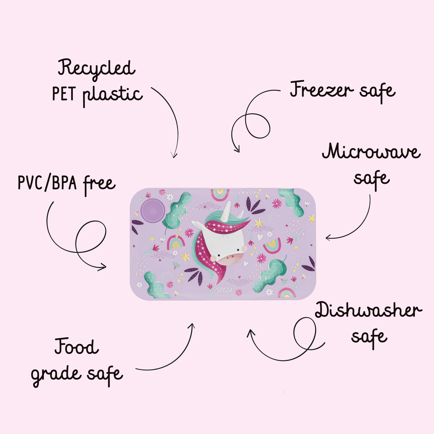 Lonchera RPET Sparkly El Unicornio