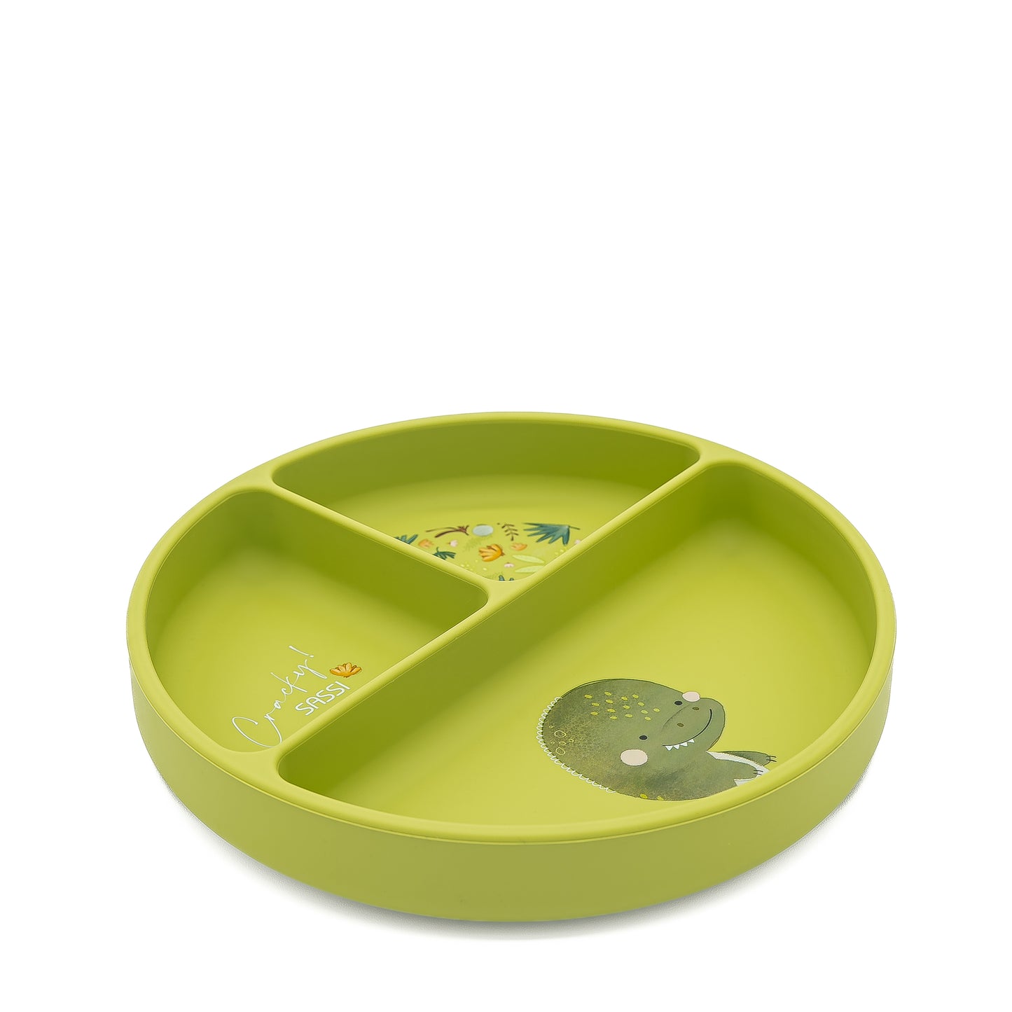 Plato de Silicona - Cracky El Dinosaurio