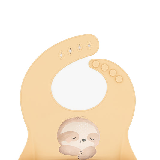 Babero de Silicona - Gnawy El Perezoso