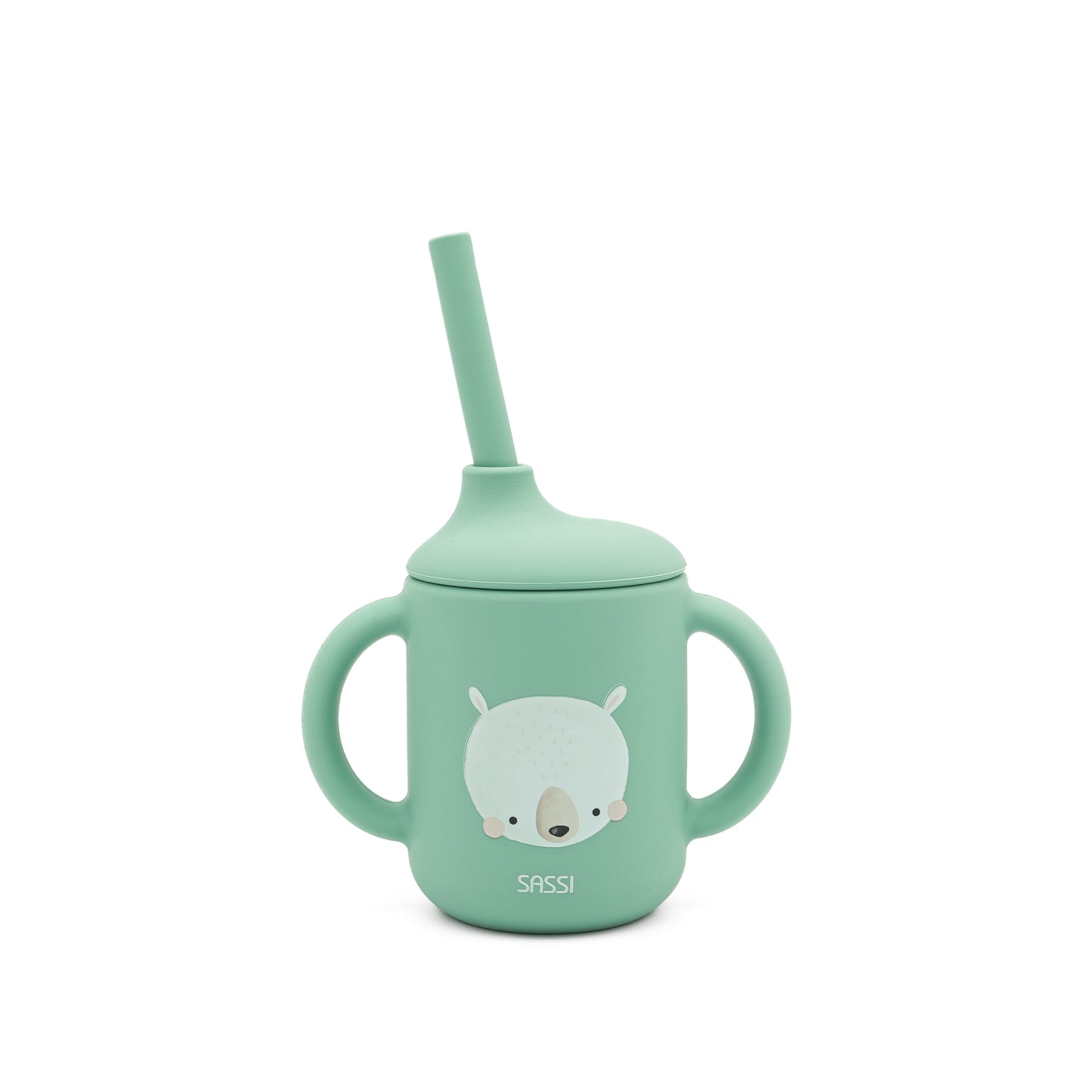 Taza con Cañita de Silicona - Munchy El Oso