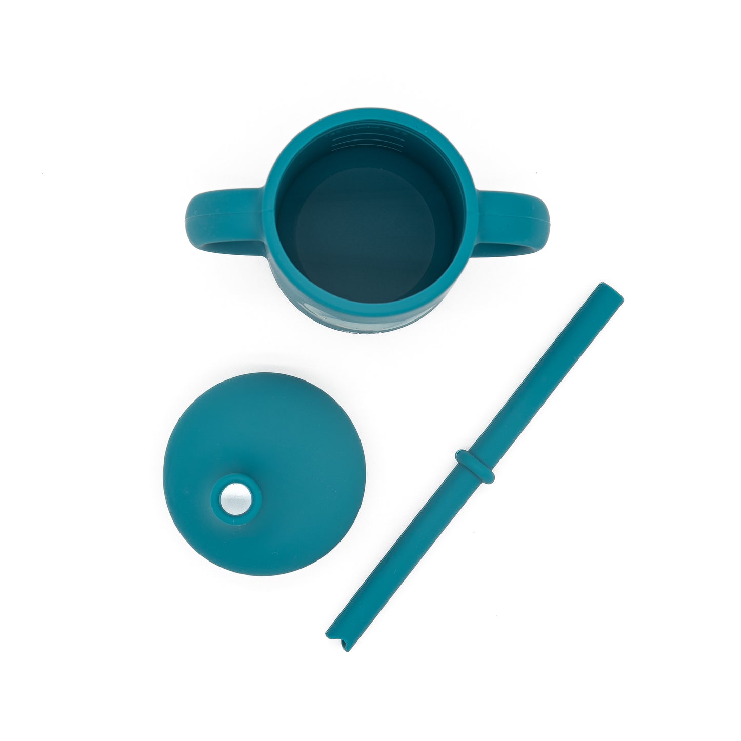 Taza con Cañita de Silicona - Chewy el Elefante