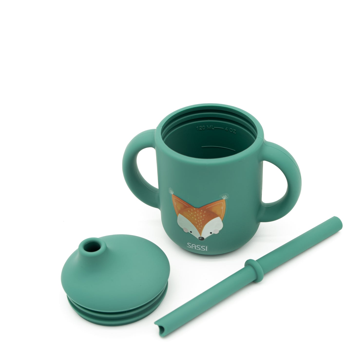 Taza con Cañita de Silicona - Crunchy El Zorro