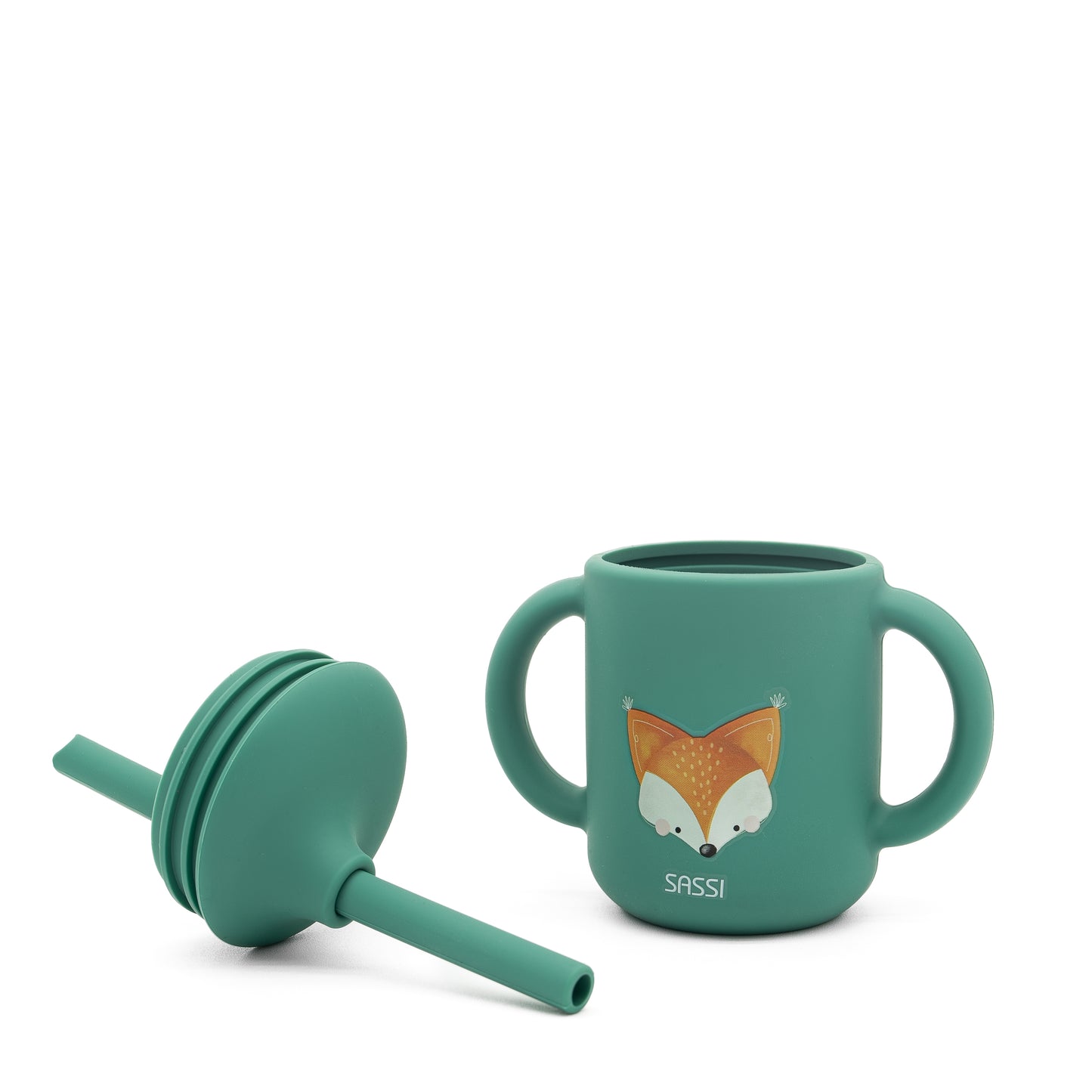 Taza con Cañita de Silicona - Crunchy El Zorro