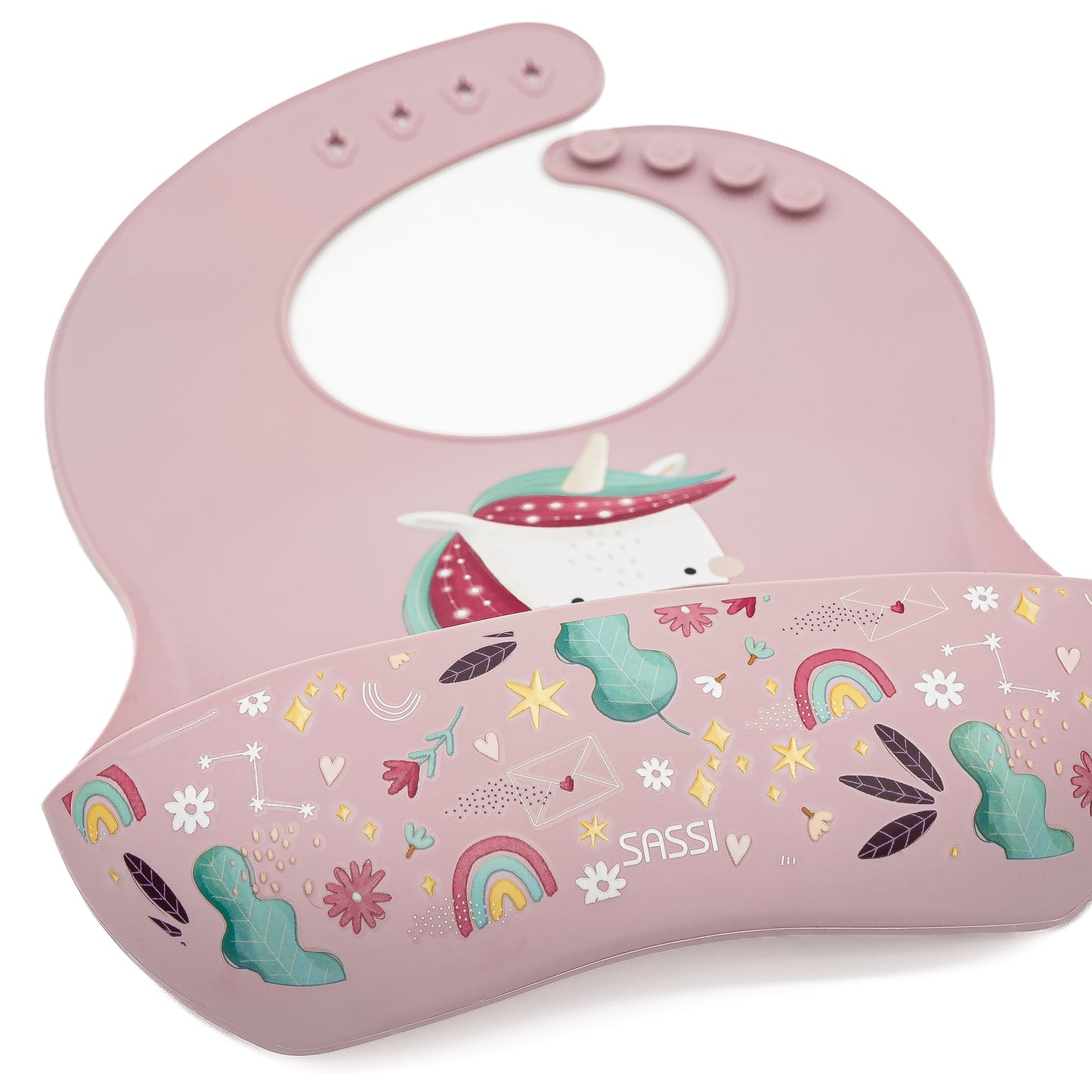 Babero de Silicona - Sparkly El Unicornio