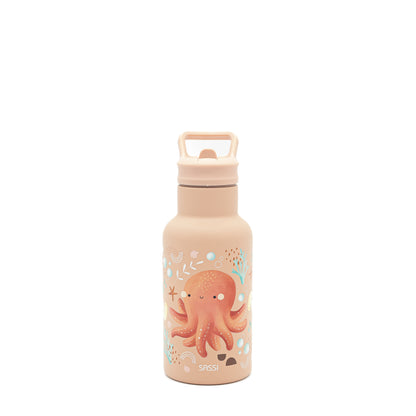 350 ml Botella de acero inoxidable con aislamiento al vacío - Slurpy El Pulpo