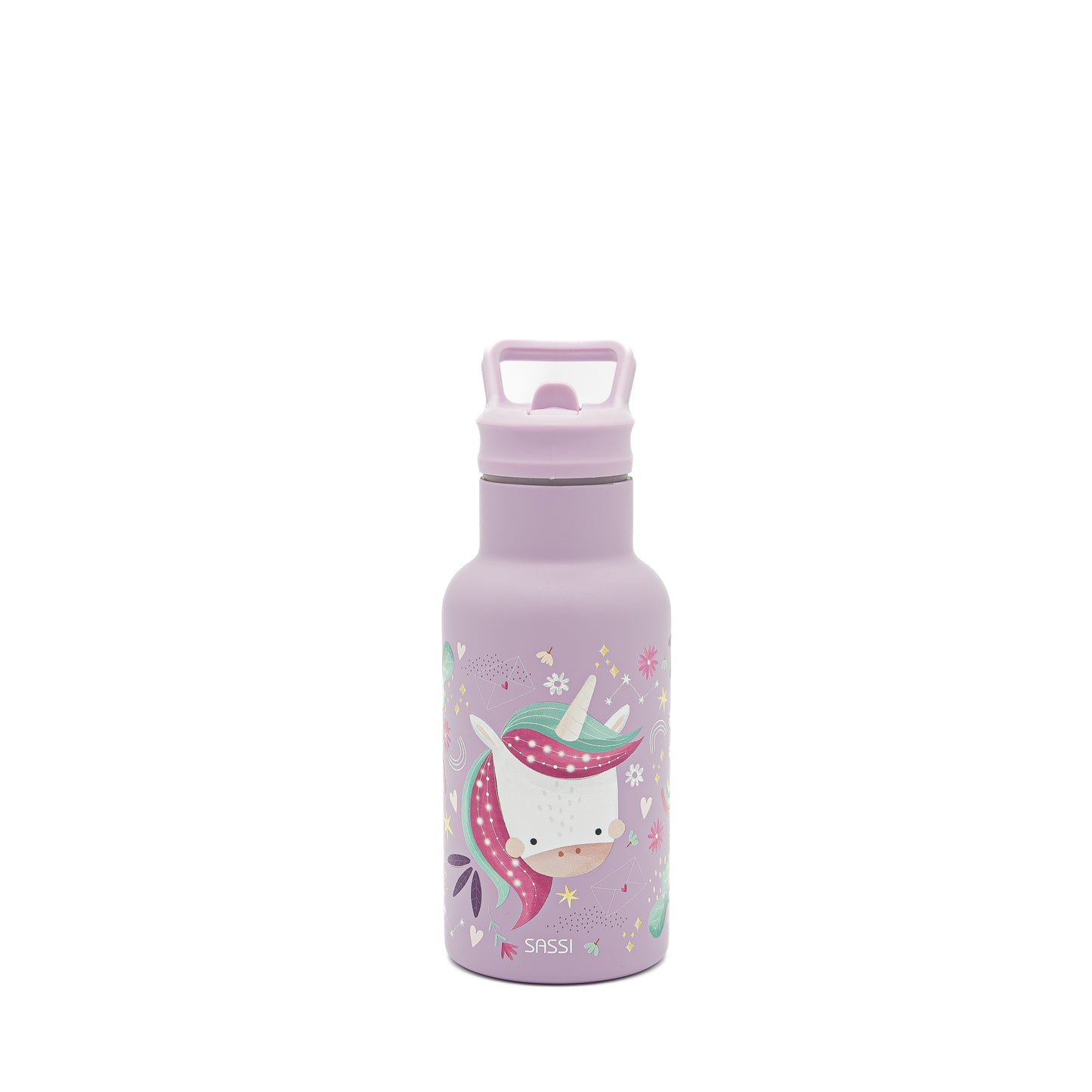 350 ml Botella de acero inoxidable con aislamiento al vacío - Sparkly El Unicornio