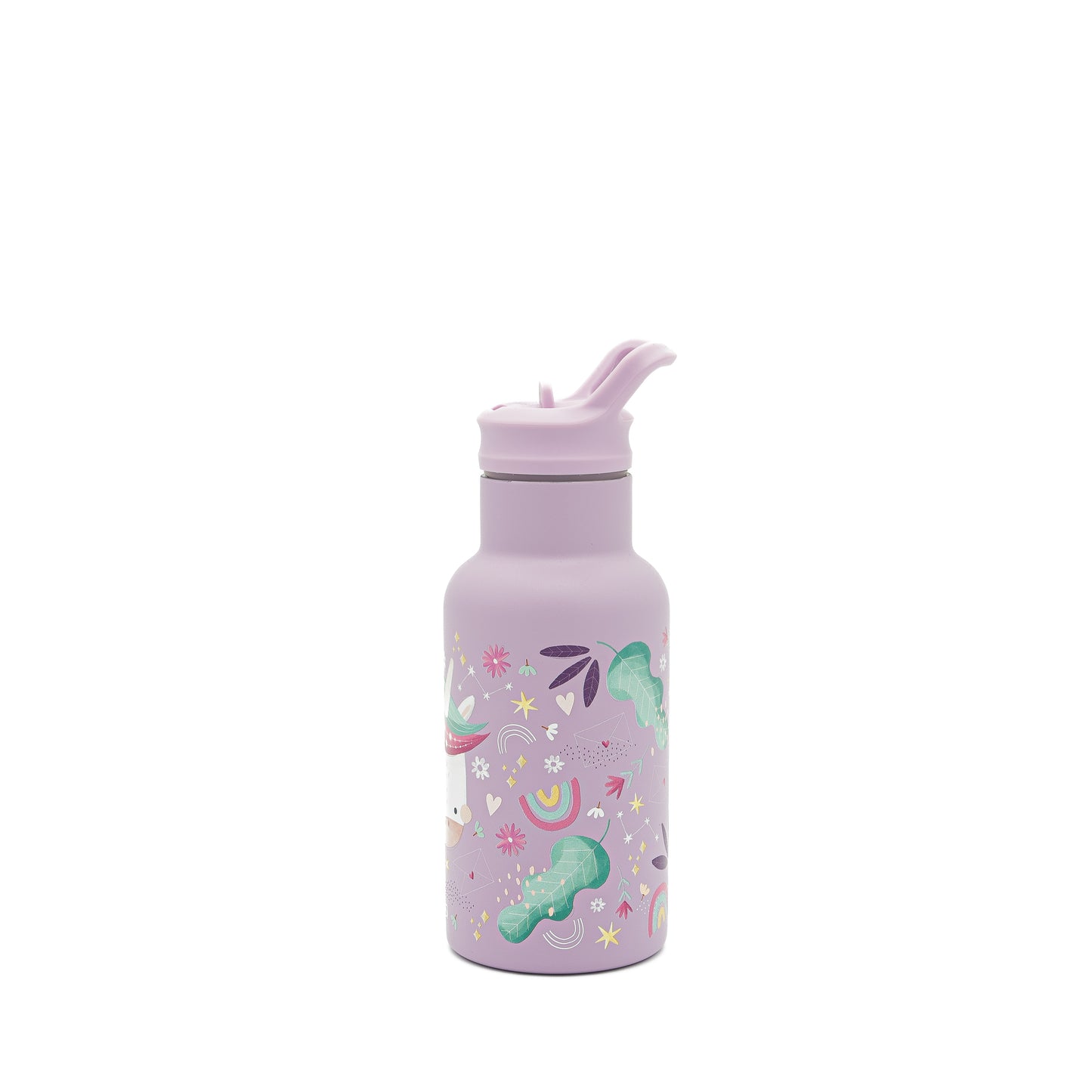 350 ml Botella de acero inoxidable con aislamiento al vacío - Sparkly El Unicornio