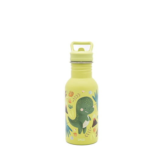 Botella de acero inoxidable - 500 ml - Creacky el Dinosaurio