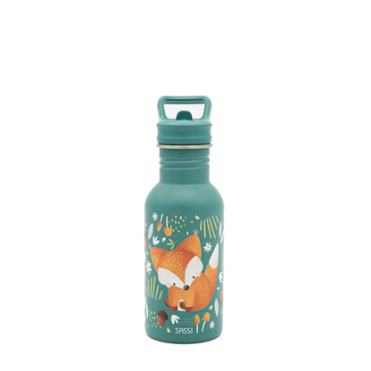 Botella de acero inoxidable - 500 ml - Crunchy El Zorro