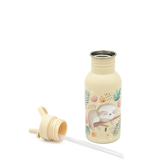 Botella de acero inoxidable - 500 ml - Gnawy El Perezoso