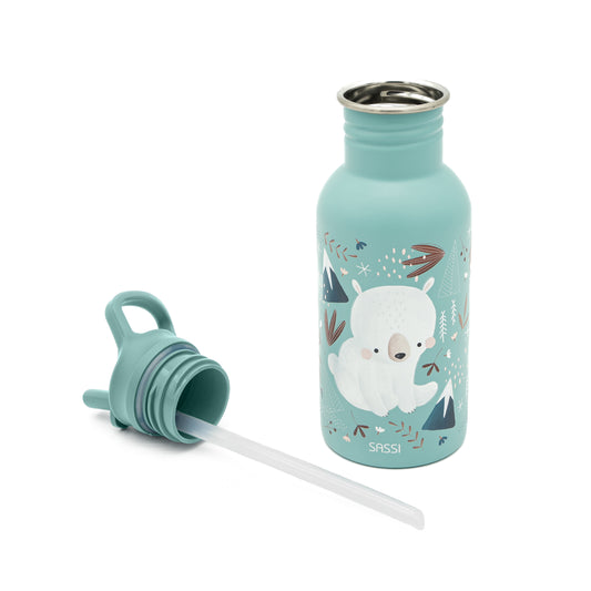 Botella de acero inoxidable - 500 ml - Munchy El Oso