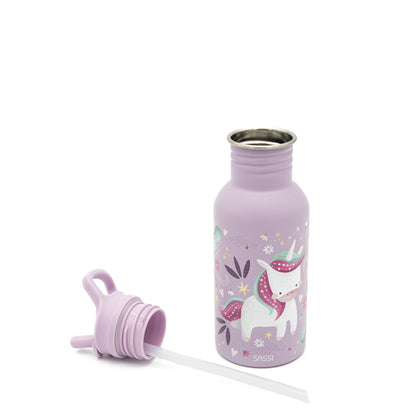 Botella de acero inoxidable - 500 ml - Sparkly El Unicornio