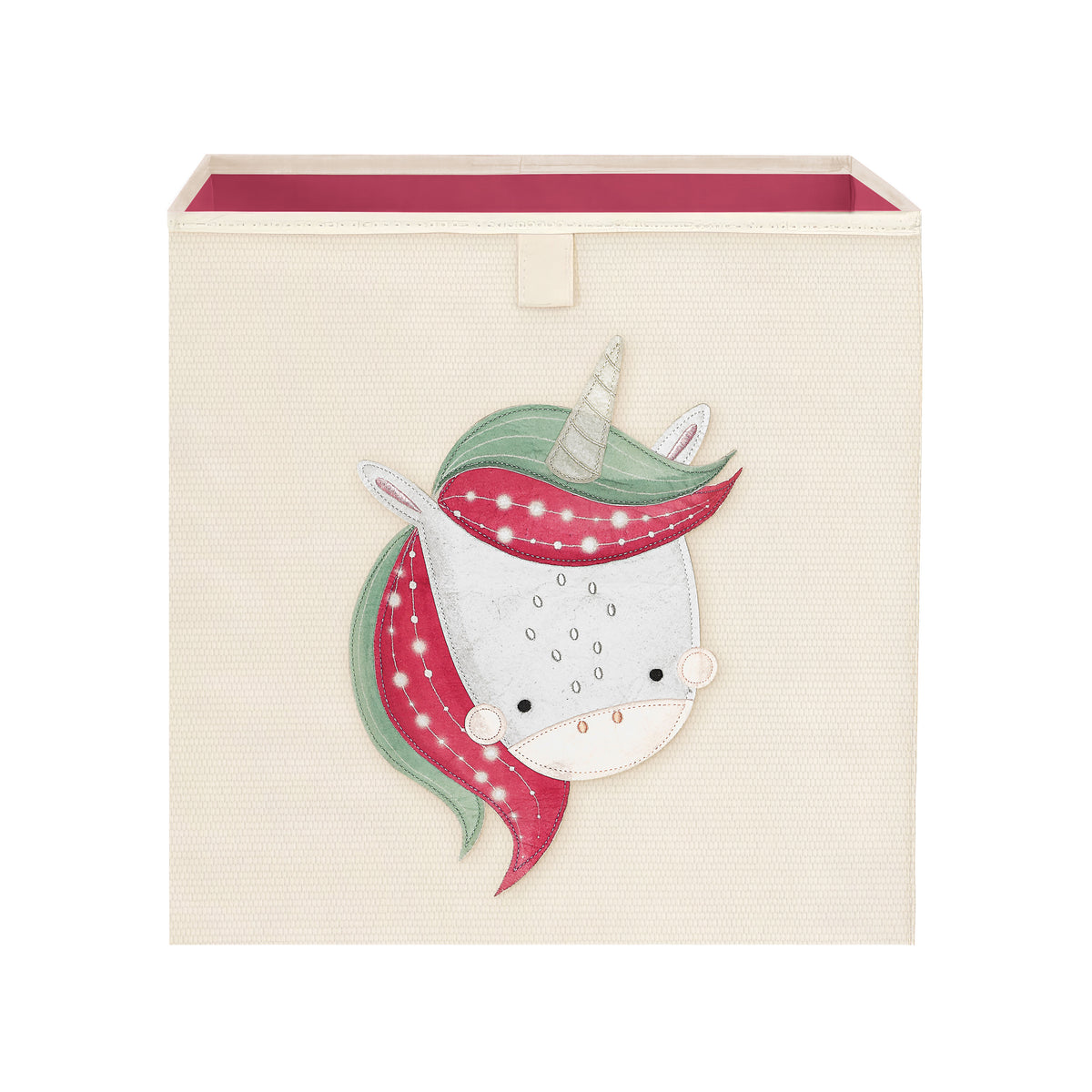Caja organizadora cuadrada - Sparkly el Unicornio