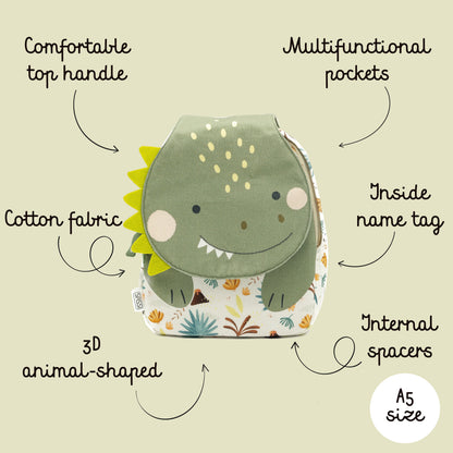 Mini Mochila  - Cracky El Dinosaurio