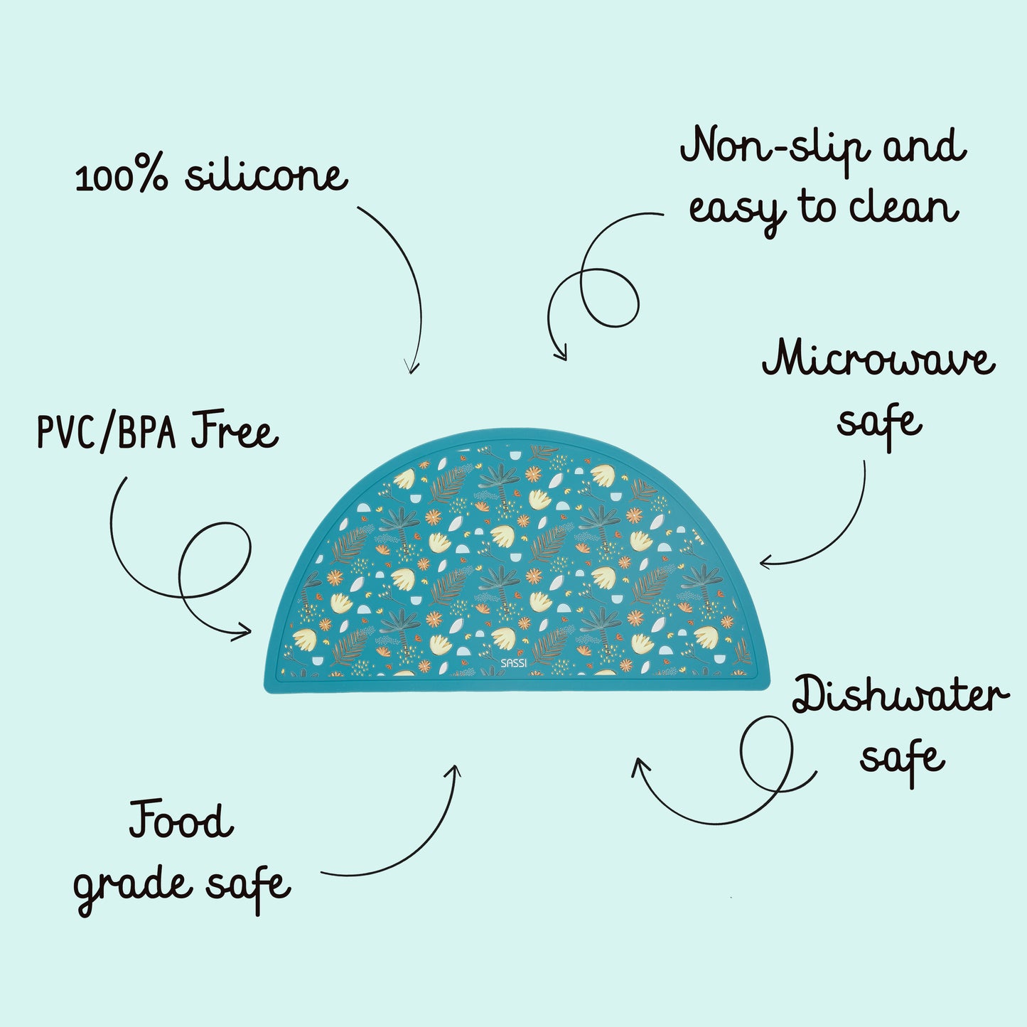 Silicone Placemat - Chewy The Elephant