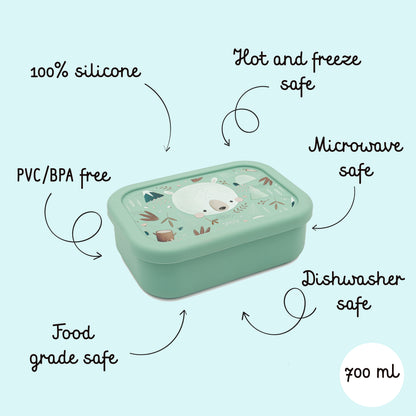 Silicone Lunch Box - Munchy the Bear
