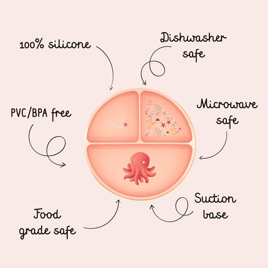 Plato de Silicona - Slurpy El Pulpo