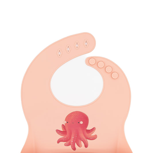 Babero de Silicona - Slurpy El Pulpo