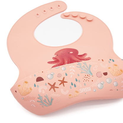 Babero de Silicona - Slurpy El Pulpo