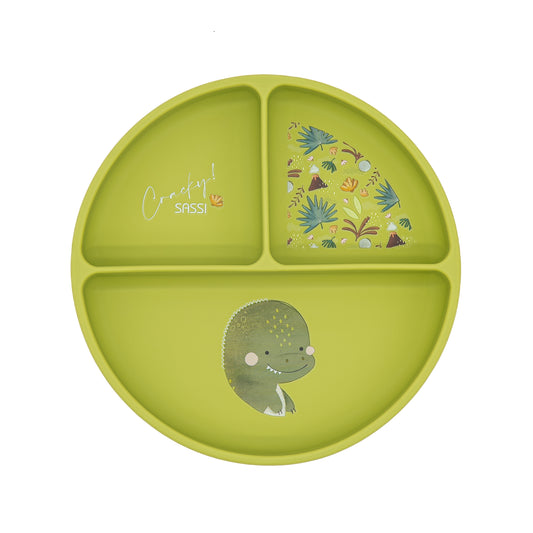 Plato de Silicona - Cracky El Dinosaurio