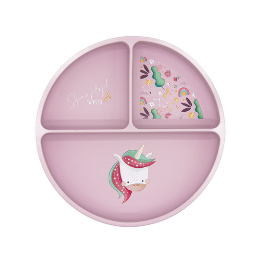 Plato de Silicona - Sparkly El Unicornio