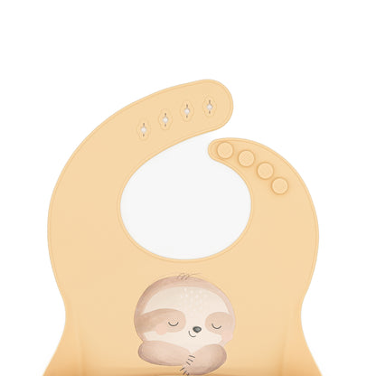 Silicone Bib - Gnawy The Sloth