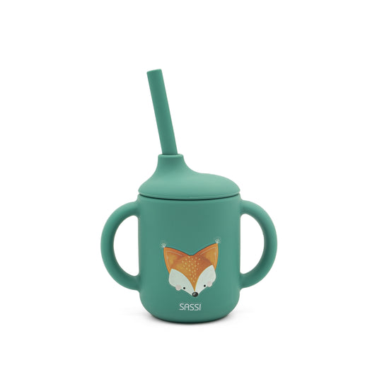 Taza con Cañita de Silicona - Crunchy El Zorro