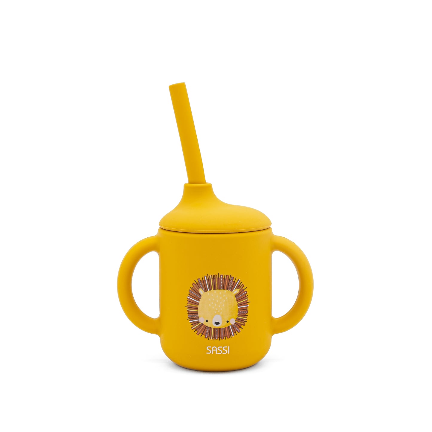Taza con Cañita de Silicona - Chompy El Leon