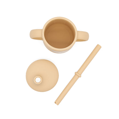 Taza con Cañita de Silicona - Gnawy el Perezoso