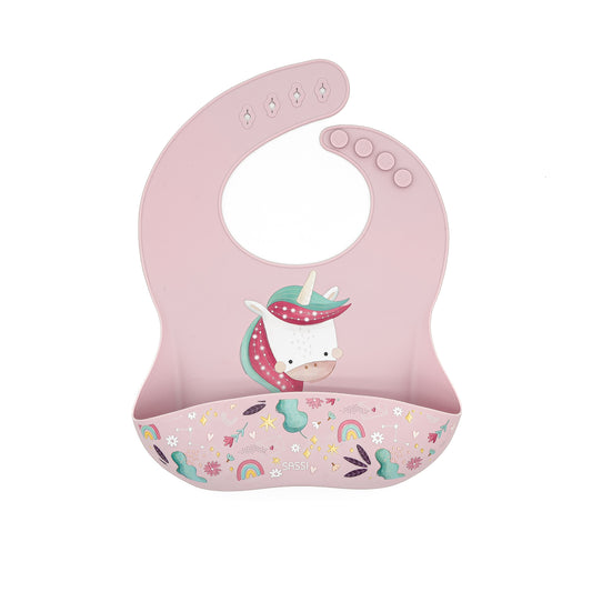 Babero de Silicona - Sparkly El Unicornio