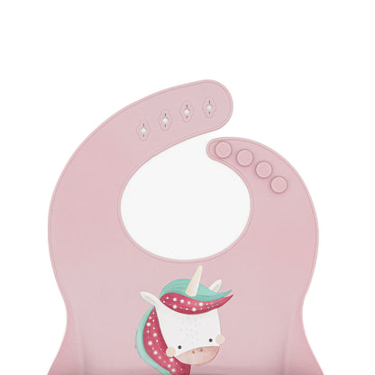 Babero de Silicona - Sparkly El Unicornio