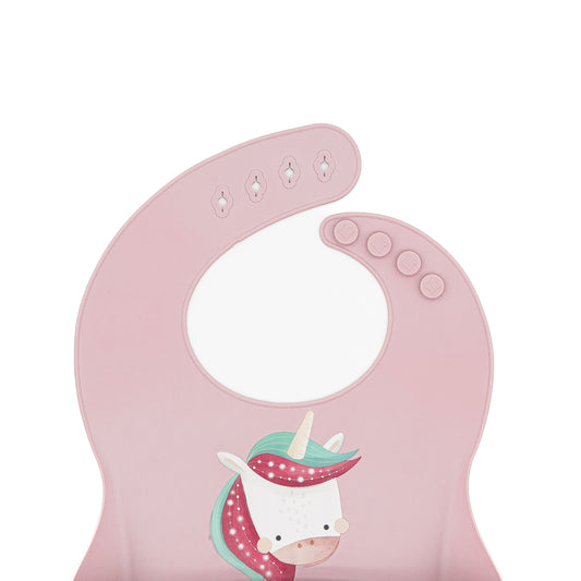 Babero de Silicona - Sparkly El Unicornio